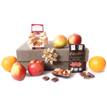 alcohol-free international gift basket delivery
